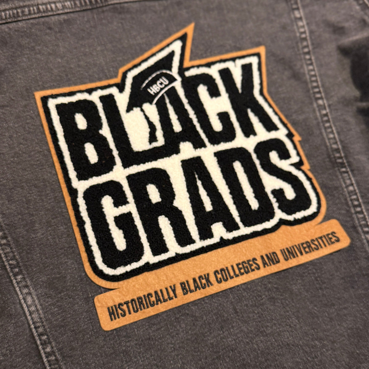 BLACK GRADS Chenille Patch (only)