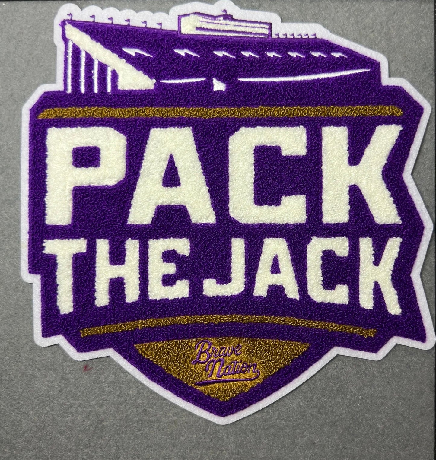 Pack The Jack Chenille Patch