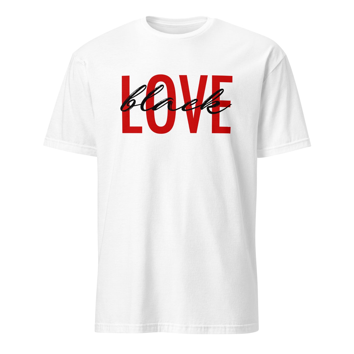 Black Love White T-Shirt