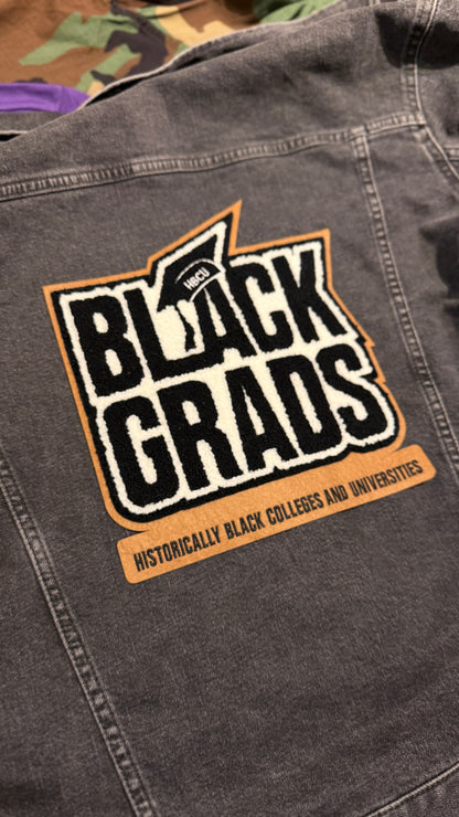 BLACK GRADS Chenille Patch (only)